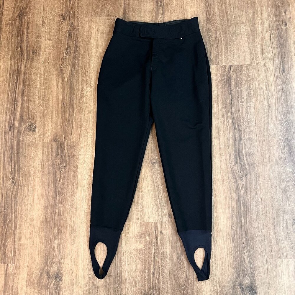 Schoeller of Switzerland Stirrup Ski Pants Black Size 12
